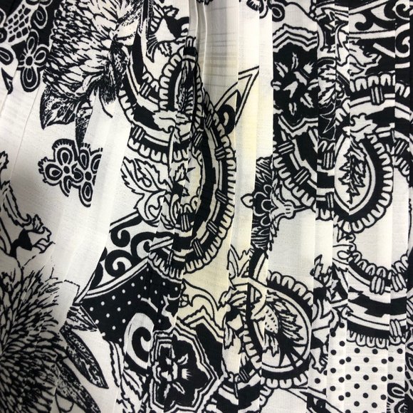 Diane Freis Women's Black and White Print Two-Piece Set - Picture 8 of 11